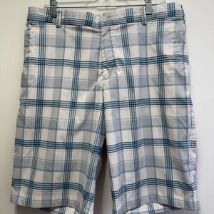 Nike Dri-Fit Plaid Golf Shorts Size 35